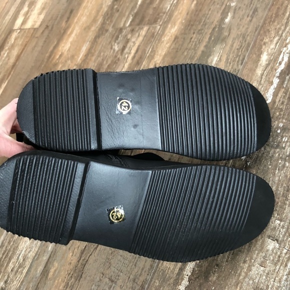 Sweater cuffed scrunch faux leather boots size 42 - Picture 5 of 7